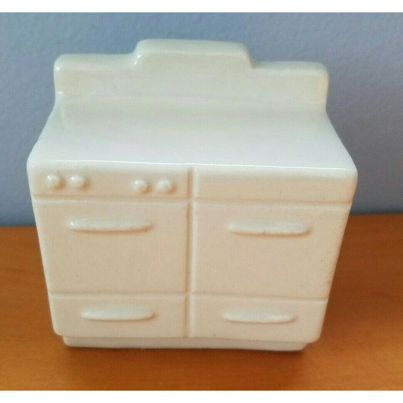 Razor Blade Bank Disposal, Oven Range Shape, Ceramic Vintage - Picture 1 of 9